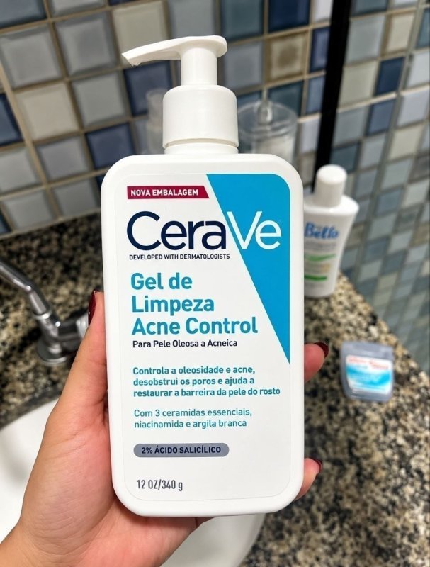 Cerave, Gel de Limpeza Acne Control 340g