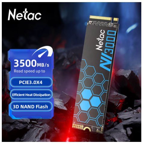 Netac SSD NVMe M.2 500GB