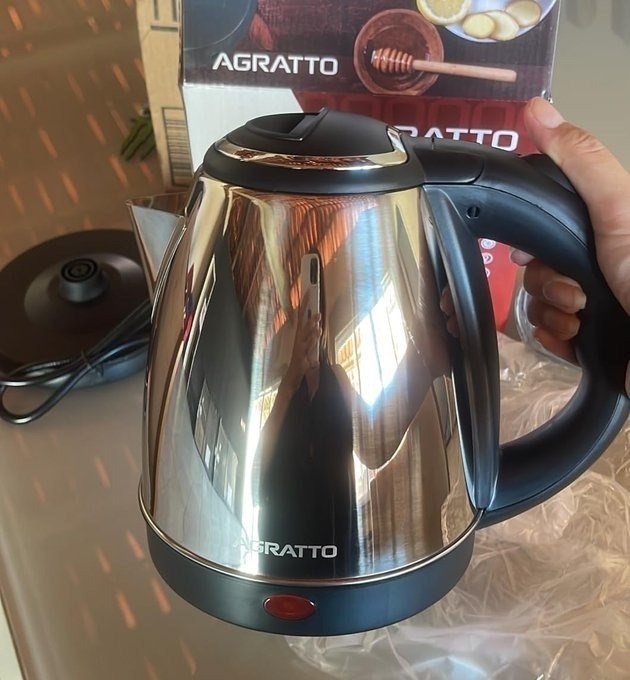 Chaleira Elétrica Agratto Inox 1,8L 220v