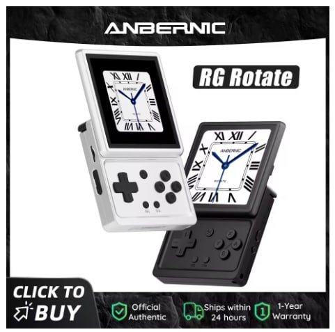 Console de jogos portátil retrô Anbernic RG Rotate com Android 12