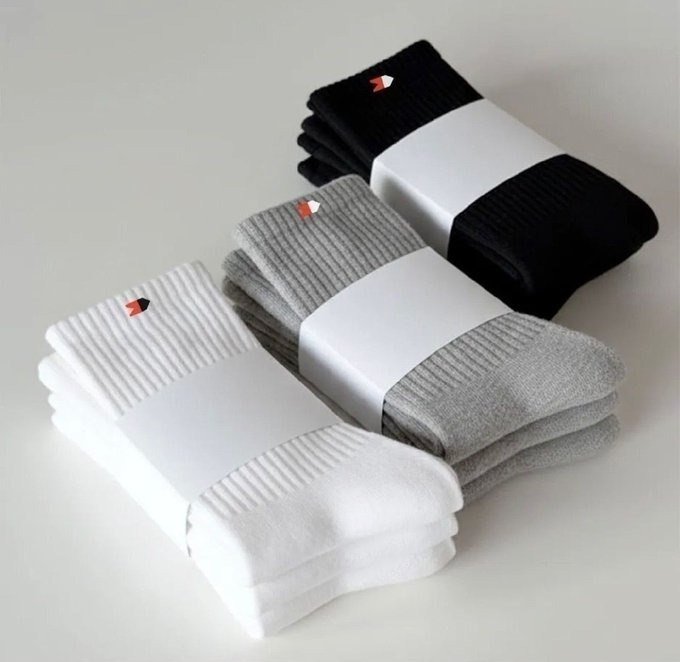 Kit com 15 Pares Meias Cano Médio Sandrini + Frete Grátis