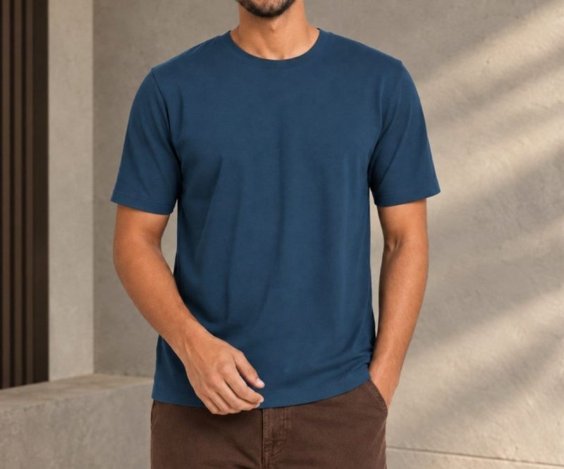 Camiseta Masculina Básica Algodão Paleta Campestre