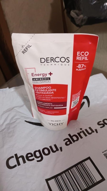 Vichy Dercos Energy+ Refil Shampoo Estimulante Antiqueda Energy 200g