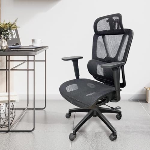 Cadeira de Escritório Ergonômica Python Fly em Malha