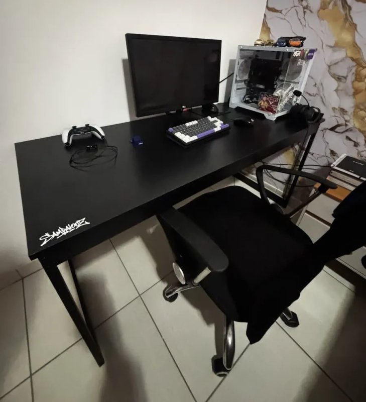 Mesa Escritório Industrial 150x60 Reforçado Ferro Homeoffice
