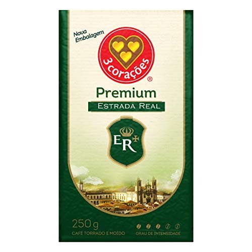 3 Corações Café Torrado E Moído Estrada Real Premium À Vácuo 250G