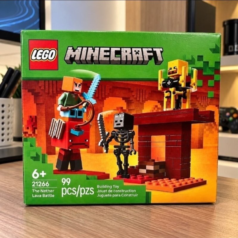 LEGO Minecraft A Batalha de Lava no Nether 21266