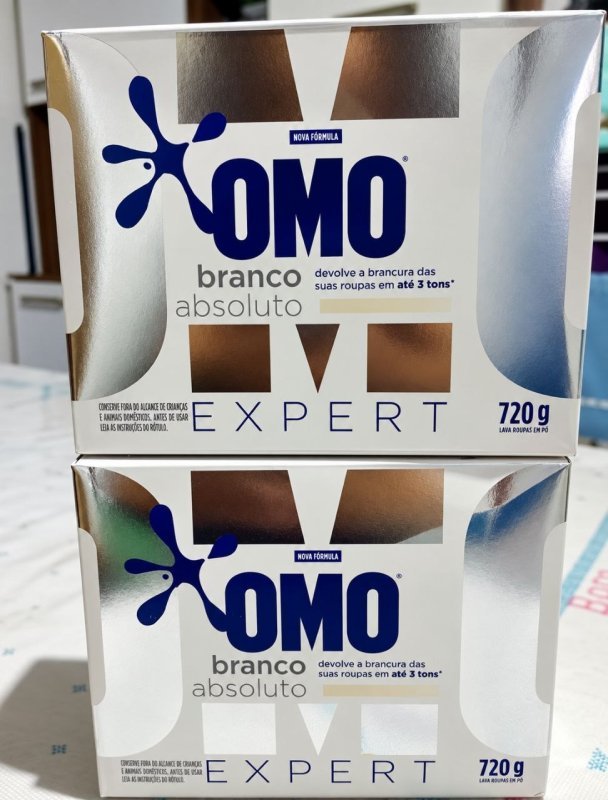 Lava-Roupas em Pó Roupas Brancas Omo Expert Caixa 720g