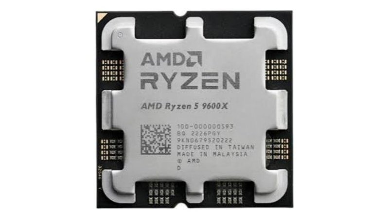 Processador Amd Ryzen 5 9600x, 3.9GHz (5.4GHz Turbo), 6-Cores 12-Threads, Am5 Novo (Sem Caixa ou Cooler)