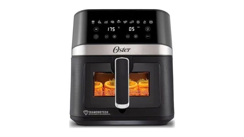 Fritadeira DiamondTech Oster 6L com Visor Transparente 220V
