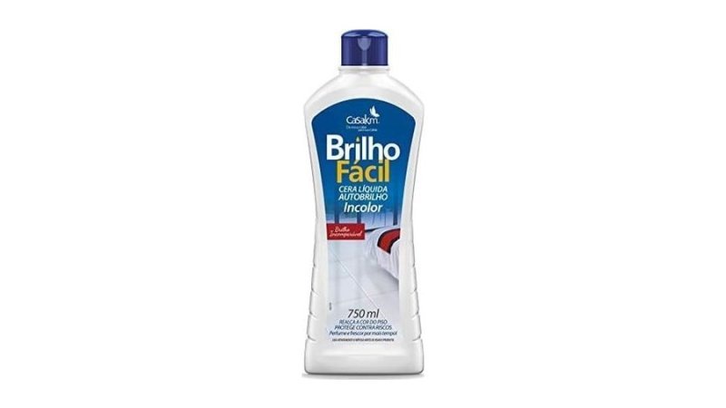 Cera Líquida Para Pisos Brilho Fácil Incolor 750Ml