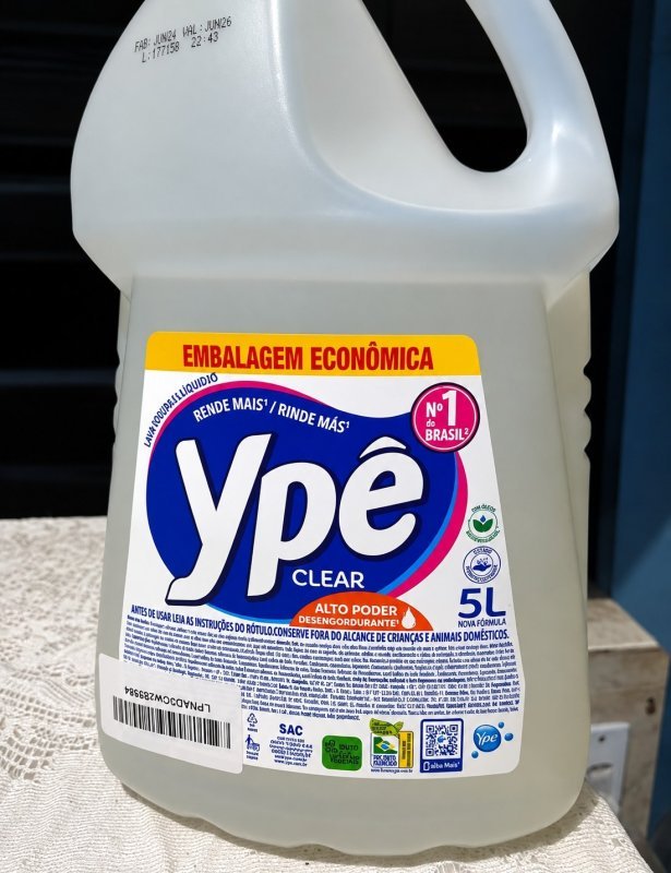 Ypê Detergente Clear 5L