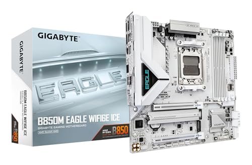 GIGABYTE Placa principal de gelo Eagle WIFI6E B850M – Suporta CPUs AMD Ryzen 9000