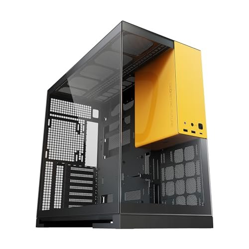 Gabinete Geometric Future Model 5 Preto e Amarelo