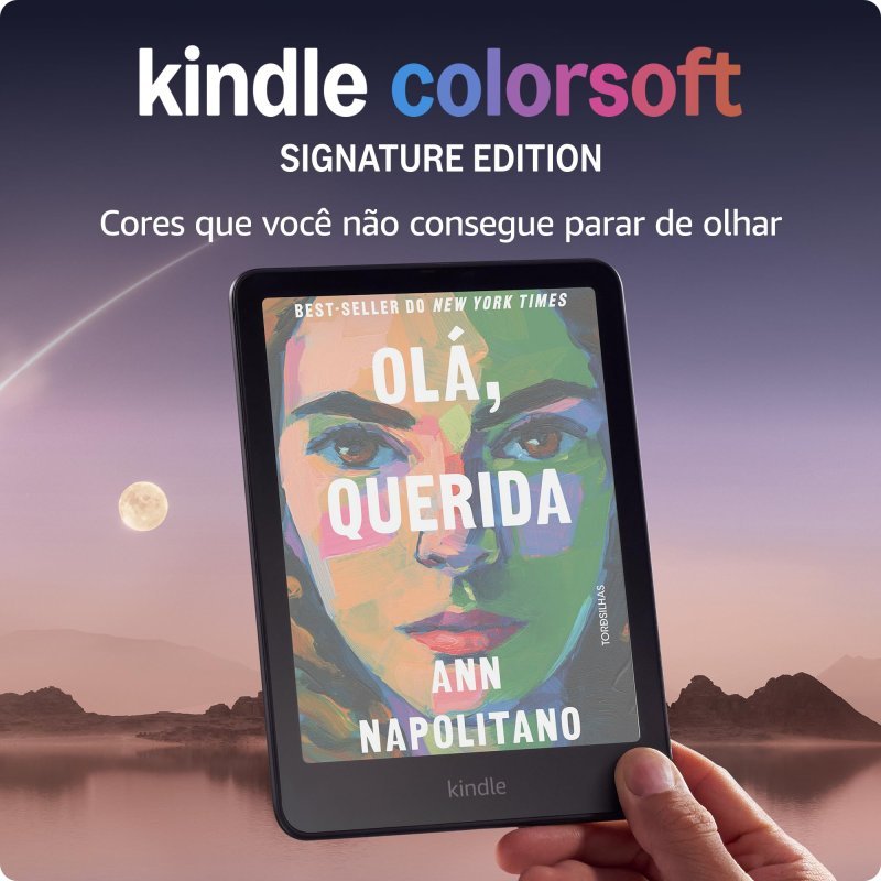 Amazon Kindle Colorsoft Signature Edition 32 GB (modelo 2024) - Cor Preta Metálica