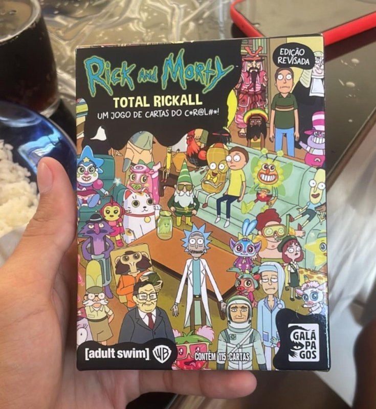 Galápagos, Rick & Morty: Total Rickall, Jogo de Cartas + Frete Grátis