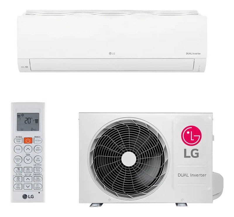 Ar Condicionado LG Dual Inverter Compact +AI 12.000 BTUs Frio
