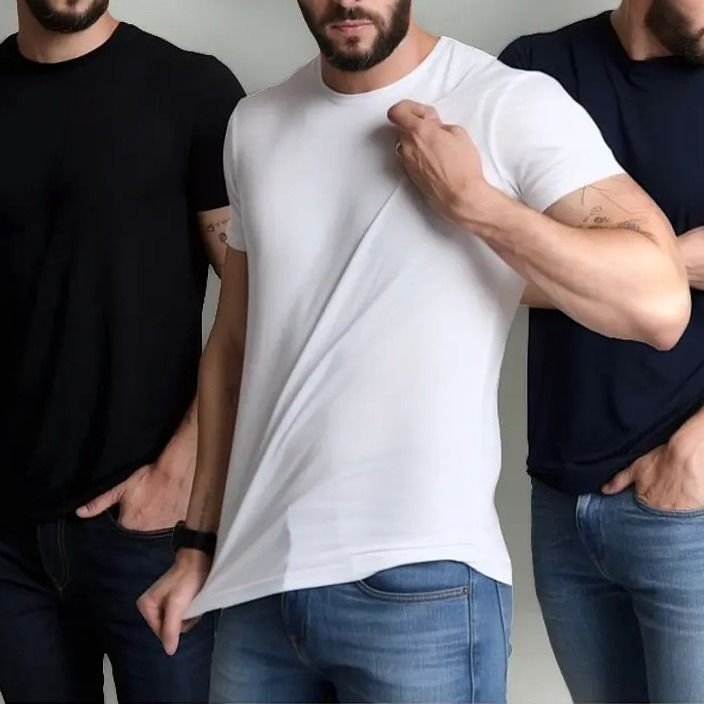 Kit 3 Camisetas Premium Tech Minimalista Anti Amassado Eiv