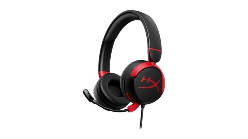 Headset Gamer Infantil HyperX Cloud Mini, Com Fio e Limitador de Volume, USB-C, Preto 7G8F4AA