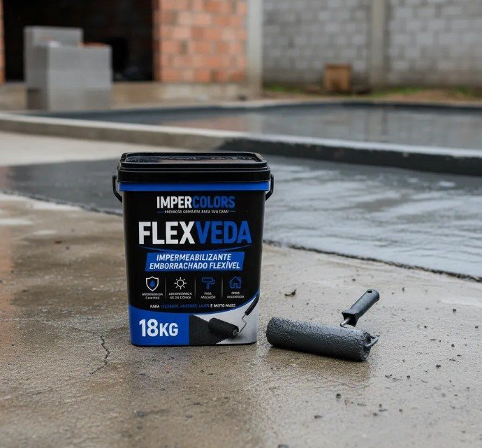 Tinta Emborrachada 18kg Anti Infiltração
