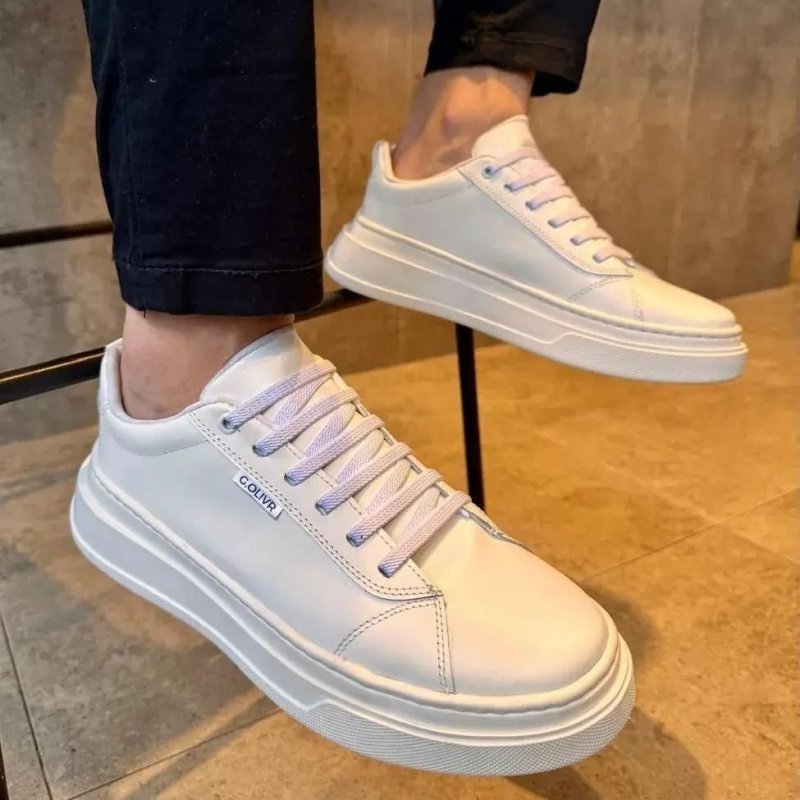 Sapato Masculino Casual Couro Legítimo Calce Fácil Macio (37 ao 44)