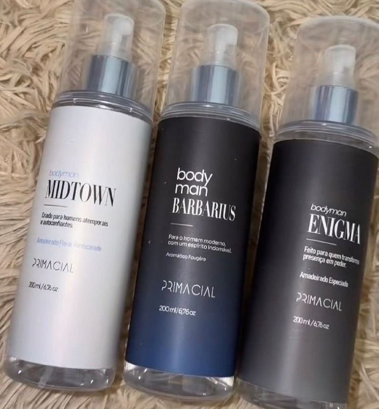 Kit Body Splash Barbarius + Enigma + Midtown 200ml