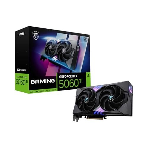 MSI Placa gráfica GeForce RTX 5060 Ti 8G Gaming OC VD9178
