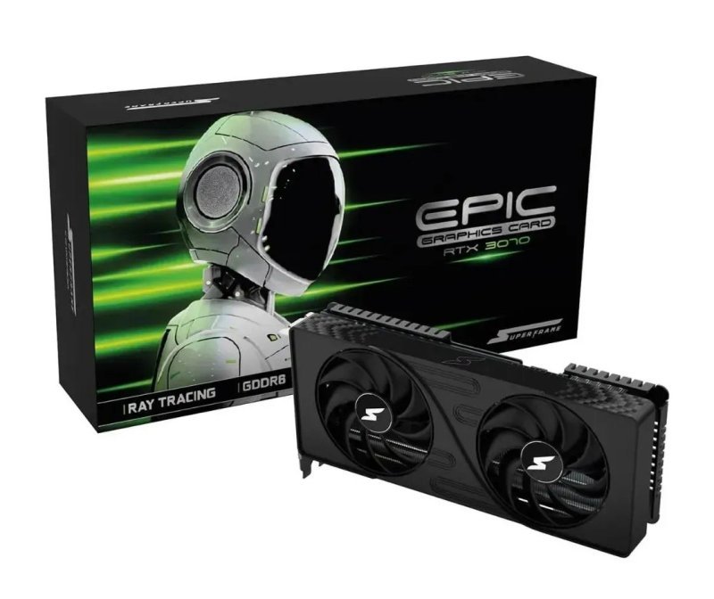 Placa De Vídeo Superframe RTX 3070 Epic 8GB