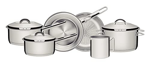 Tramontina Jogo de Panelas de Aço Inox 6 peças Solar