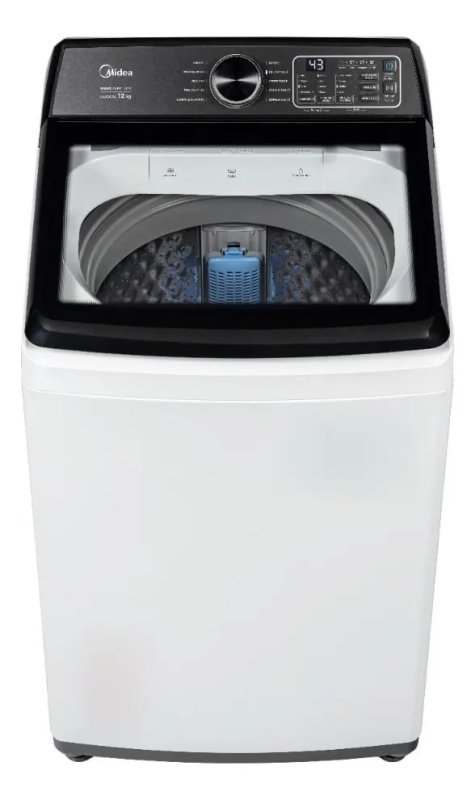 Máquina de Lavar Roupas 12kg Midea Wave Impeller Branca