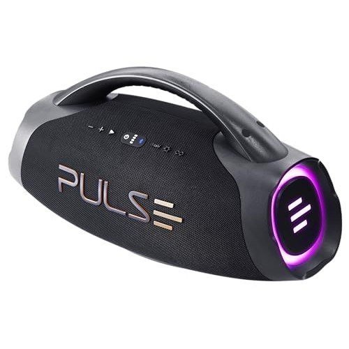 Caixa de Som Bluetooth Pulse X Boombox 220W RMS, Resistente a Água e com Iluminação LED – SP626