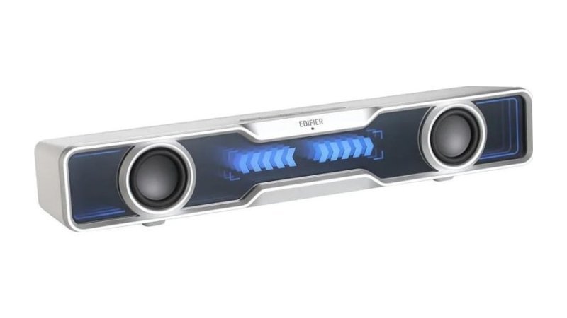 Soundbar Gamer EDIFIER QS30 com Bluetooth 5.3, Graves Potentes, RGB, TempoAbyss