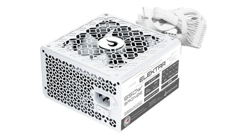 Fonte Gamer Rise Mode Elektra 650W Bronze Pfc Ativo Branco Rm Psu Elk 650 W