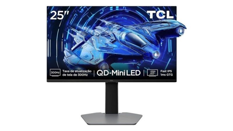 Monitor Gamer TCL 25" QD-Mini LED 300Hz 1ms 25G64
