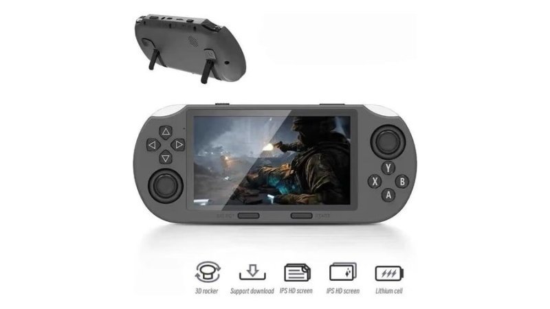 Console Portátil Sf3000, 4.5 Polegadas, Versão 64Gb Ps1/Gba/Sfc, Painel Ips