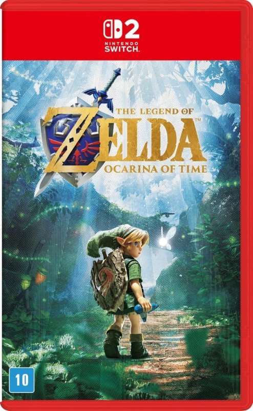 CAPA FOIL The Legend of Zelda: Ocarina of Time – Nintendo Switch