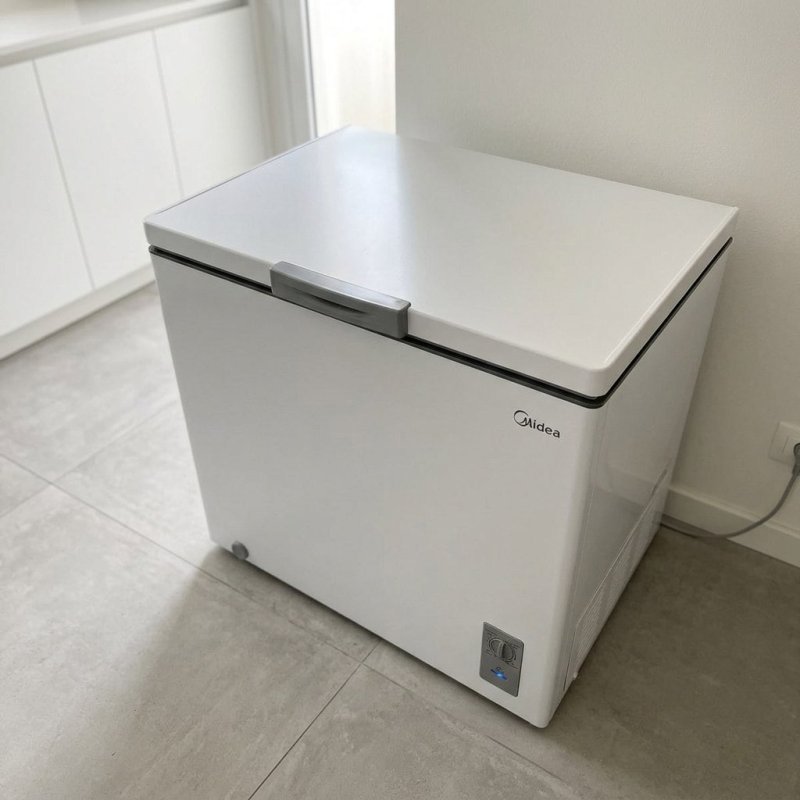 Freezer Horizontal 142l Inverter Bivolt Branco Midea