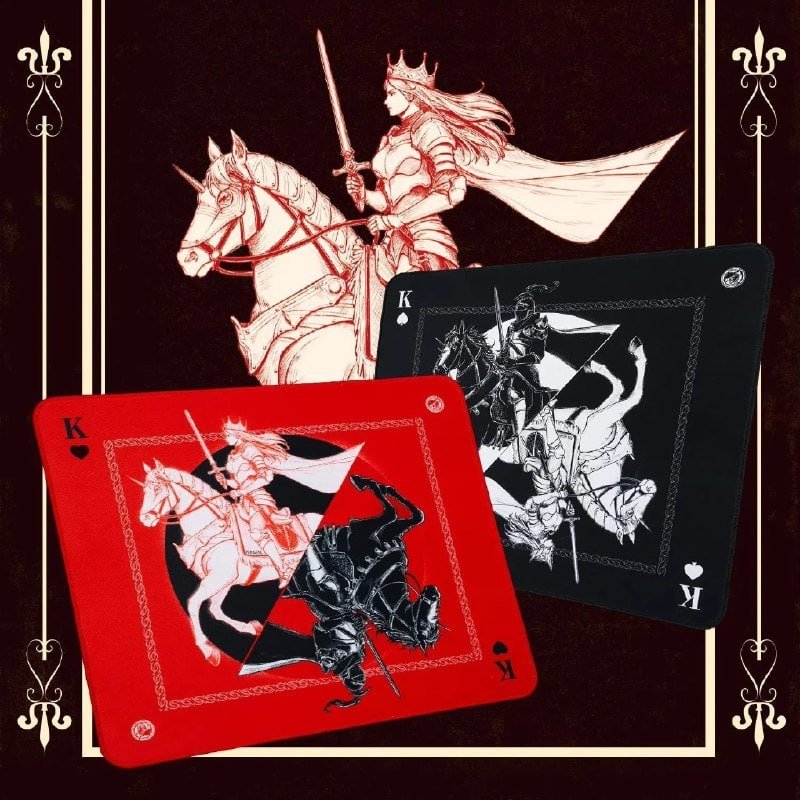Atk Warhorse Esports Mouse Pad Original Illustration Ultra Fine Fiber Cloth 490x420mm