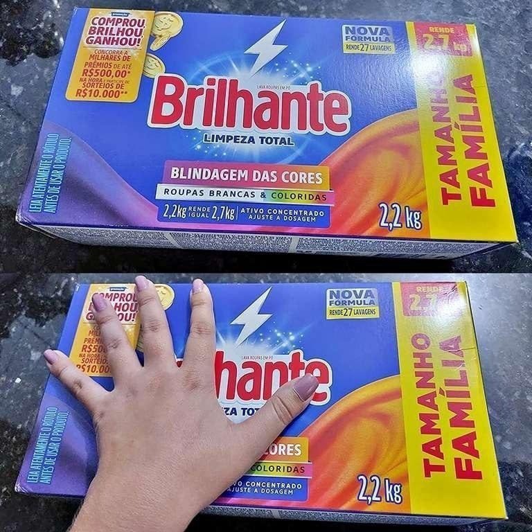 Brilhante Limpeza Total - Sabão Em Pó 2,2Kg