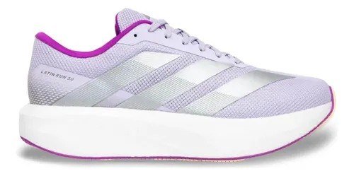 Tênis adidas Latin Run 3.0 Corrida Caminhada Treino Lilás 40 Br