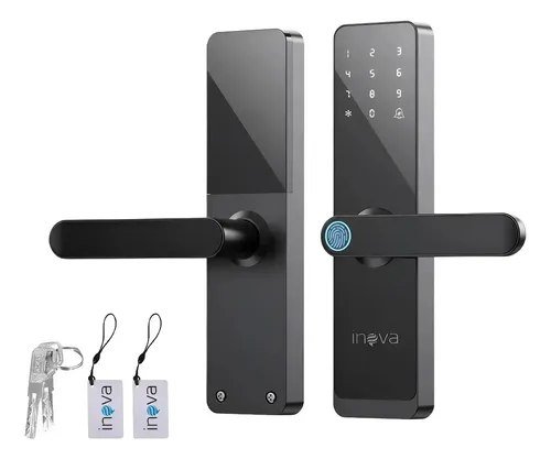 Fechadura Digital Eletrônica Inova Biometria Senha Cartão Magnético
