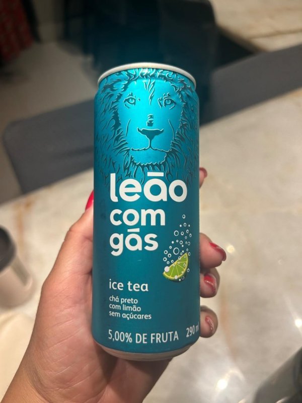 Pack Leão com Gás Ice Tea Zero com Limão 290ml — 6 unidades
