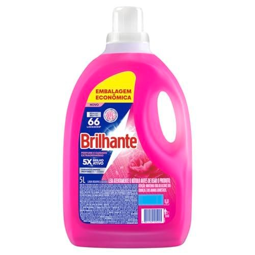 Brilhante Lava-Roupas Líquido Perfume e Cuidado Extraordinário 5L