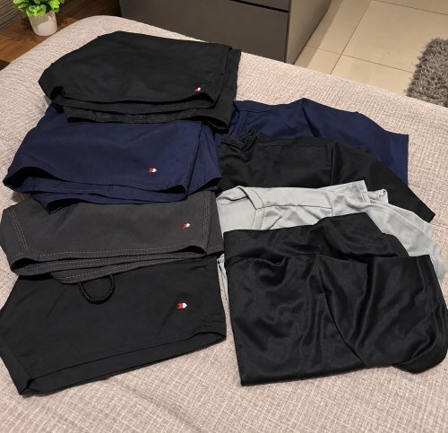 Kit com 8 Peças Dry Fit 4 Camisetas + 4 Shorts Sandrini