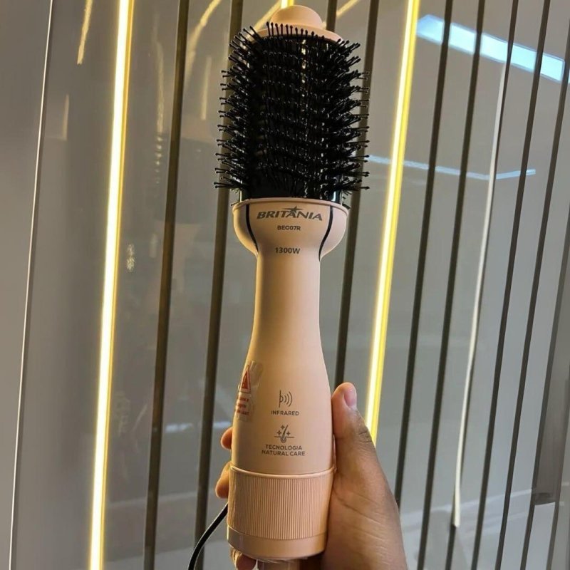Escova Secadora De Cabelos Britânia Soft 4 Em 1 1300w