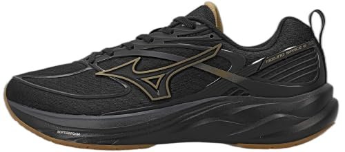 Tênis Mizuno Space 6, Preto/Preto, Tamanho 39