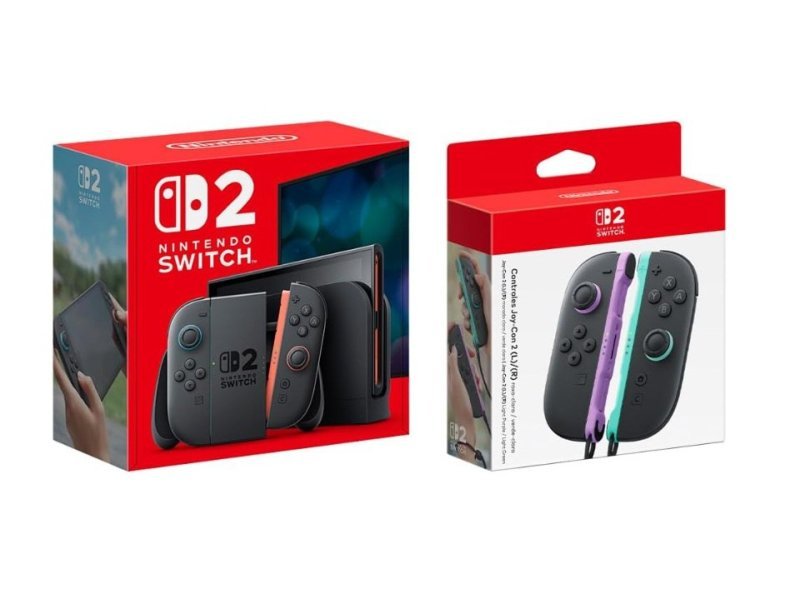 Bundle Console Nintendo Switch 2 + Joy-Con 2 Roxo e Verde