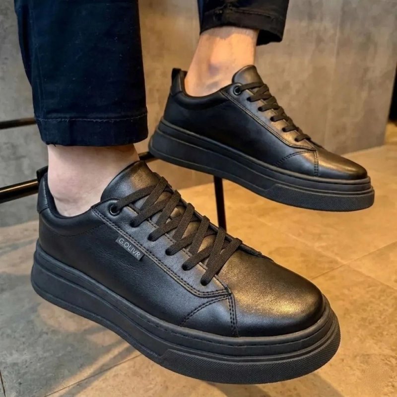 Sapato Masculino Casual Couro Legítimo Calce Fácil Macio (37 ao 44)