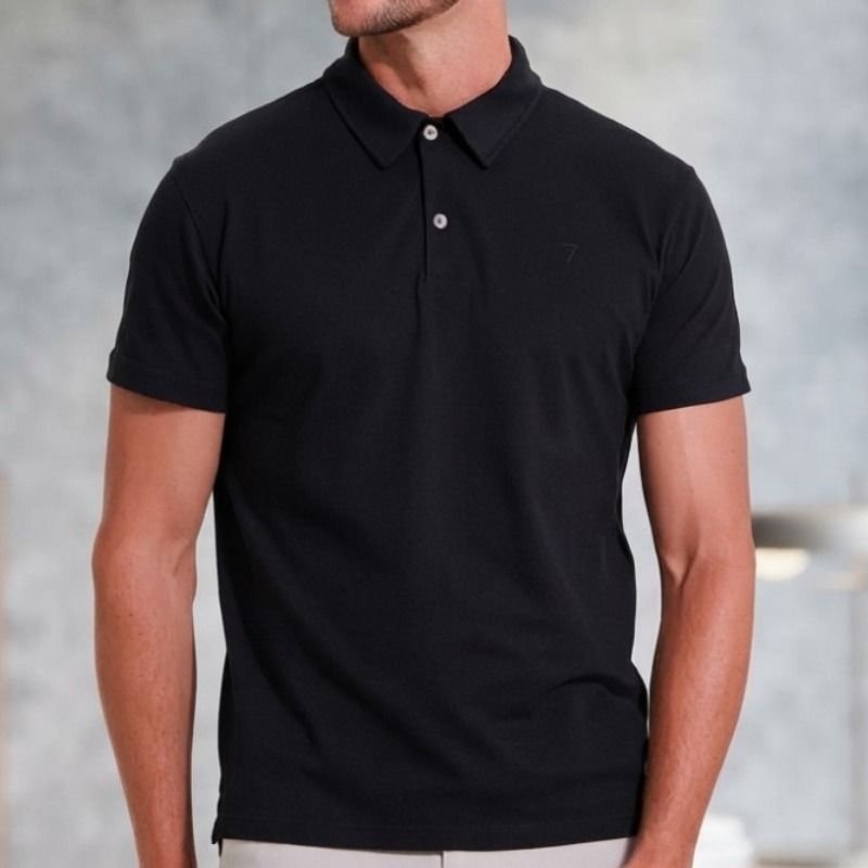Camisas Masculinas Polo De Alta Qualidade Seven Line
