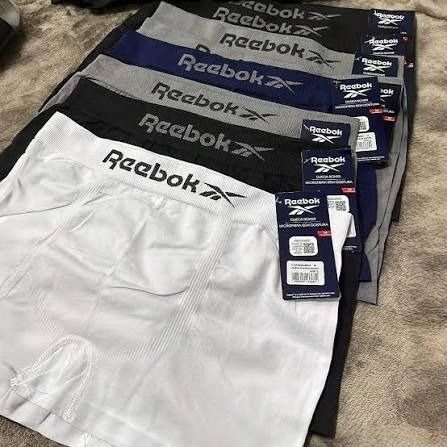 Kit 6 Cuecas Boxer Reebok Classic Microfibra Sem Costura (P ao GG)